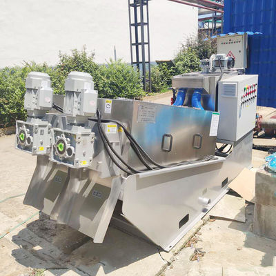 Mesin Dewatering Press Spiral Otomatis Stainless Steel