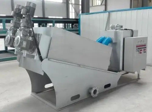 Mesin Dewatering Press Spiral Otomatis Stainless Steel