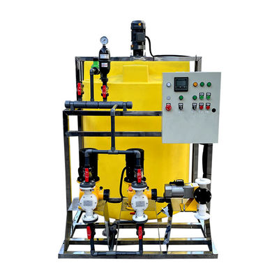 Pengolahan Limbah Perangkat Dosis Otomatis Pencampuran Pac / Pam Polyaluminum Chloride