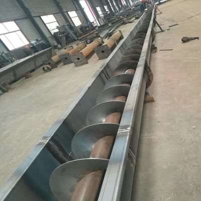 Baja Karbon U Berbentuk Sludge Screw Conveyor Dengan Poros