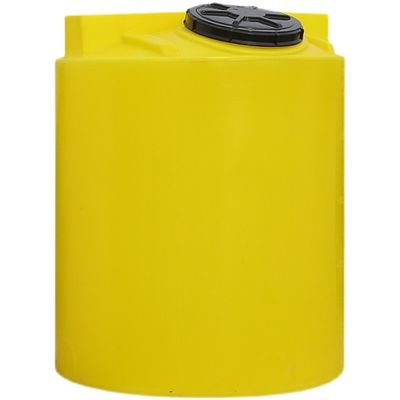 100L Round Bottom PE Dosis Bucket Pac / Pam Pencampuran Agen Limbah Kimia