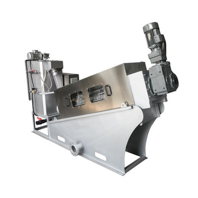 304 Stainless Steel Volute Sludge Dewatering Machine Screw Press Industri Otomatis
