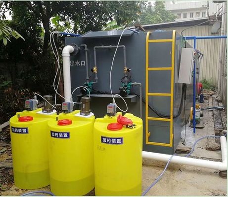 1000L / H PE Pac Pam Flocculant Mesin Dosis Otomatis Pelarutan Rilis Lambat