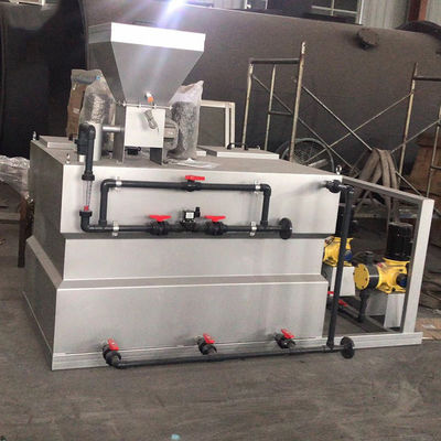 500L / H Tiga Kotak Terintegrasi PAM Dry Powder Perangkat Dosis Otomatis Pengolahan Limbah