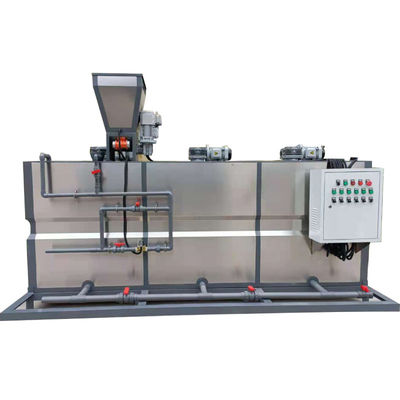 500L / H Tiga Kotak Terintegrasi PAM Dry Powder Perangkat Dosis Otomatis Pengolahan Limbah