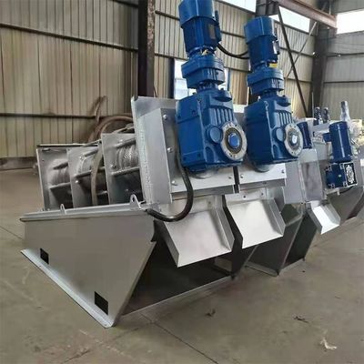 15m3 / H spiral mesin dewatering lumpur pabrik makanan peralatan dewatering lumpur