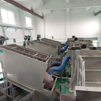 15m3 / H spiral mesin dewatering lumpur pabrik makanan peralatan dewatering lumpur