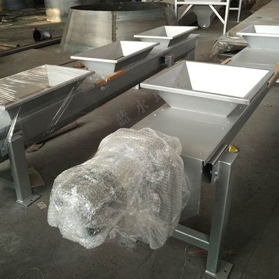 10t / jam konveyor sekrup tanpa poros 304 lumpur stainless steel dan peralatan pengangkut cinder