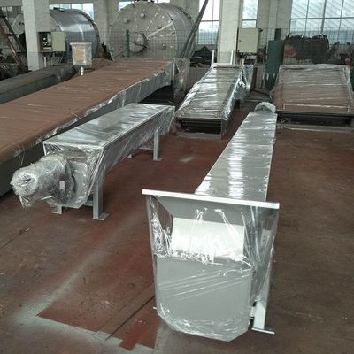 10t / jam konveyor sekrup tanpa poros 304 lumpur stainless steel dan peralatan pengangkut cinder