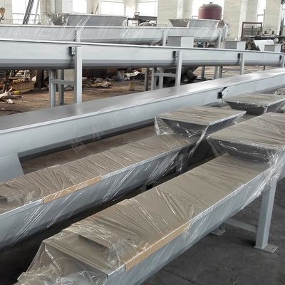 10t / jam konveyor sekrup tanpa poros 304 lumpur stainless steel dan peralatan pengangkut cinder