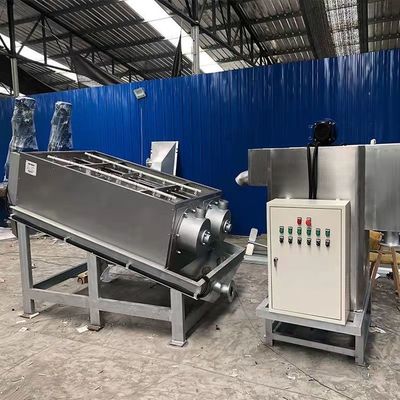 12m3 / H Spiral Sludge Dewatering Machine Stainless Steel Coal Slime Sludge Dewatering
