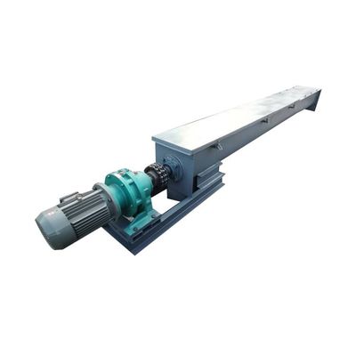 2m3 / H konveyor sekrup baja karbon Sistem konveyor spiral tanpa poros biji-bijian Abu Batubara