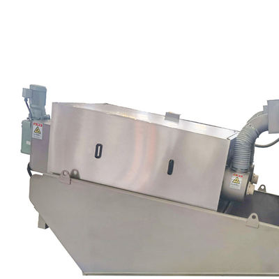 20m3 / H Spiral Sludge Dewatering Machine Peralatan Pengolahan Lumpur Kotoran Pertanian