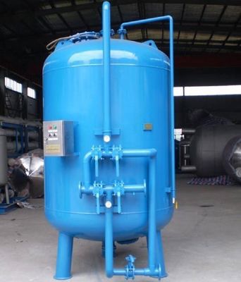 30m3 / H Carbon Steel Filter Karbon Aktif Sungai Air Tanah Dangkal Pasir Multimedia Filter