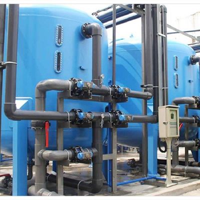 30m3 / H Carbon Steel Filter Karbon Aktif Sungai Air Tanah Dangkal Pasir Multimedia Filter