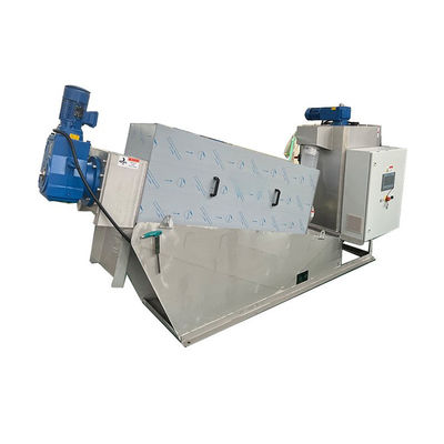 50m3 / H Screw Press Sludge Dewatering Machine untuk Pabrik Kimia
