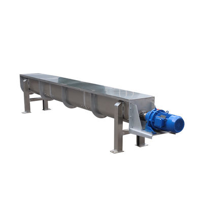 U Groove Shaftless Screw Conveyor Breeding Pabrik Tekstil Sludge Spiral Conveyor