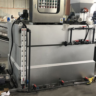 Sistem Dosis Otomatis Terintegrasi Stainless Steel Pengolahan Air Limbah Industri