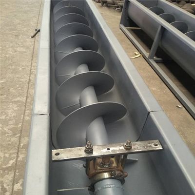 Carbon Steel Sludge Screw Conveyor Dry Powder Industrial Spiral Conveying