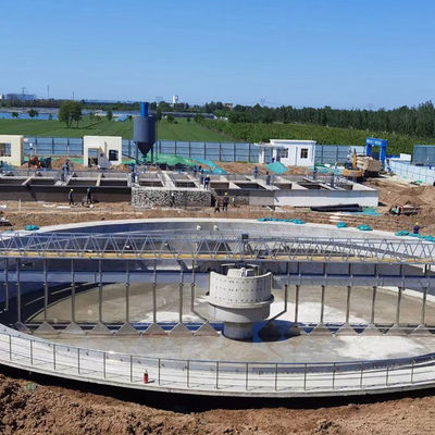 Stainless steel ditangguhkan drive pusat pengikis lumpur pabrik pengolahan limbah kota