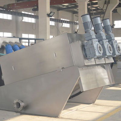 Mesin Dewatering Lumpur Volute Industri untuk Unggas Bebek Babi Fecal