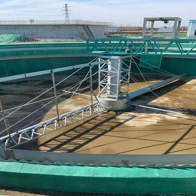 Tangki Sedimentasi Sludge Scraper Pengikis Setengah Jembatan Stainless Steel