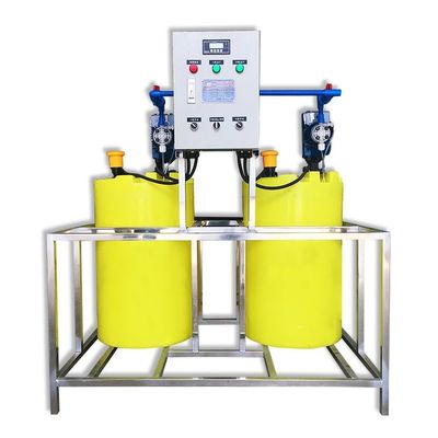 Sistem Dosis Klorida Inhibitor Skala Otomatis Pengolahan Limbah Industri Kimia