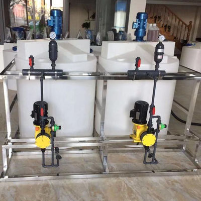 Sistem Dosis Klorida Inhibitor Skala Otomatis Pengolahan Limbah Industri Kimia