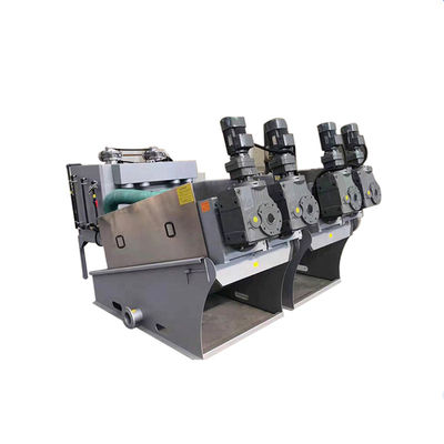 Mesin Pengeringan Lumpur Volute Industri Pengolahan Air Limbah Pertanian Limbah Pertanian