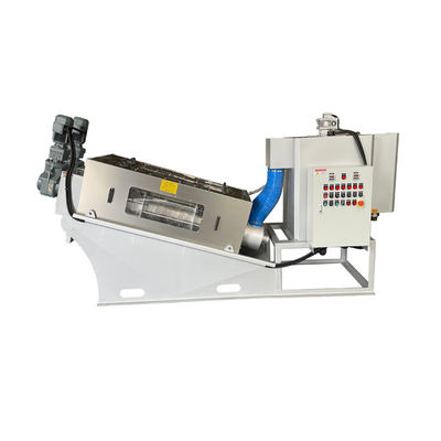 Mesin Pengeringan Lumpur Jenis Sekrup Otomatis Penuh Pemisahan Cairan Padat