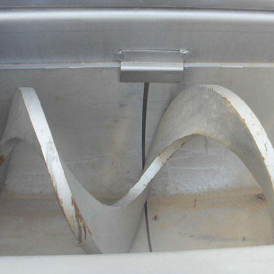 Horizontal Carbon Steel Sludge Shaftless Screw Conveyor Bergerak