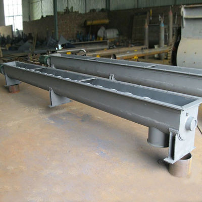 Horizontal Carbon Steel Sludge Shaftless Screw Conveyor Bergerak