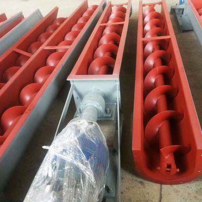 304 Stainless Steel Sludge Screw Conveyor Berbentuk U