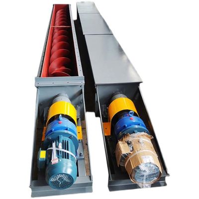 304 Stainless Steel Sludge Screw Conveyor Berbentuk U