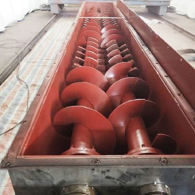 304 Stainless Steel Sludge Screw Conveyor Berbentuk U