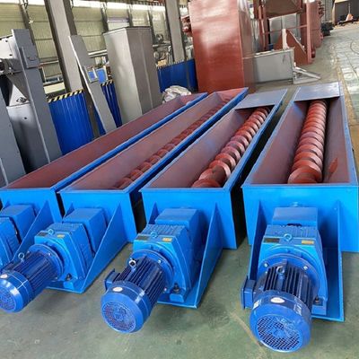 304 Stainless Steel Sludge Screw Conveyor Berbentuk U