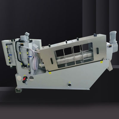 Mesin Screw Press Sludge Dewatering Pertanian Stainless Steel