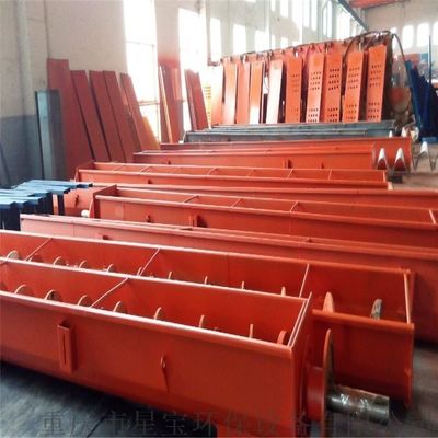 304 Stainless Steel Pertanian Screw Conveyor Pengumpan Shaftless Baja Karbon