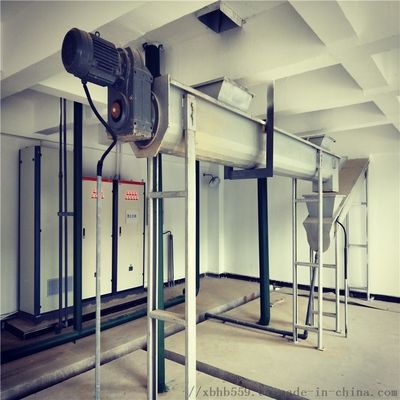 304 Stainless Steel Pertanian Screw Conveyor Pengumpan Shaftless Baja Karbon