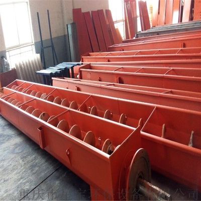 304 Stainless Steel Pertanian Screw Conveyor Pengumpan Shaftless Baja Karbon