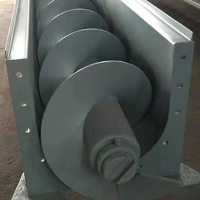Konveyor Sekrup Tanpa Poros Tahan Suhu Tinggi Stainless Steel