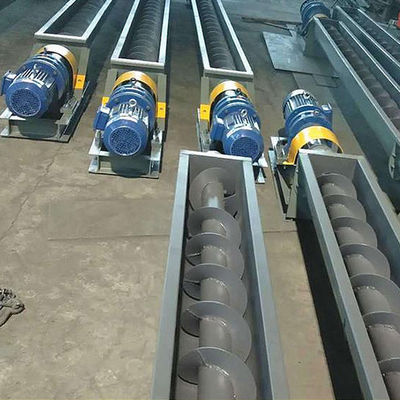 Konveyor Sekrup Tanpa Poros Tahan Suhu Tinggi Stainless Steel