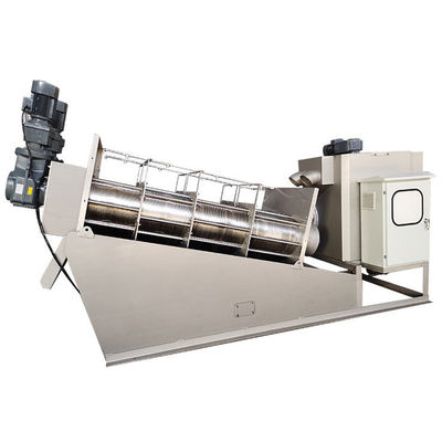 Mesin Dewatering Sludge Screw Stacked Mobile Automatic Screw Press