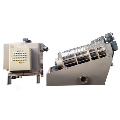 Mesin Dewatering Sludge Screw Stacked Mobile Automatic Screw Press