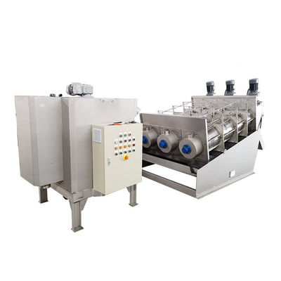 Mesin Dewatering Sludge Screw Stacked Mobile Automatic Screw Press