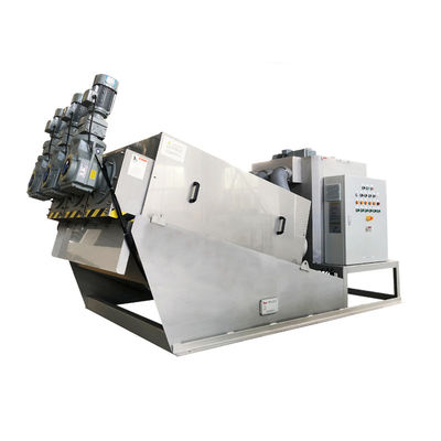 Mesin Dewatering Sludge Screw Stacked Mobile Automatic Screw Press