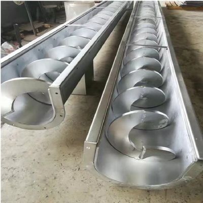 Stainless Steel Silo Cement Screw Conveyor Machine Spiral Untuk Serbuk