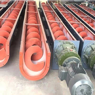 Stainless Steel Silo Cement Screw Conveyor Machine Spiral Untuk Serbuk