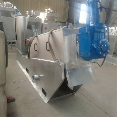 Stainless Steel Screw Press Sludge Dewatering Machine Penebalan Terpadu