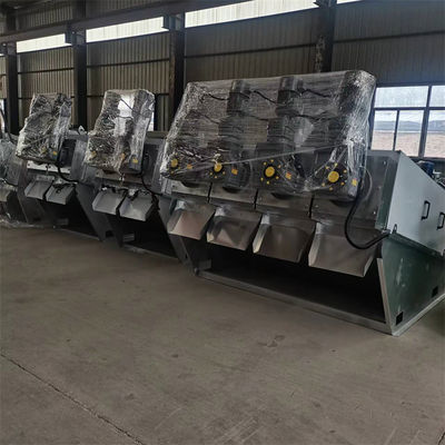 Stainless Steel Screw Press Sludge Dewatering Machine Penebalan Terpadu